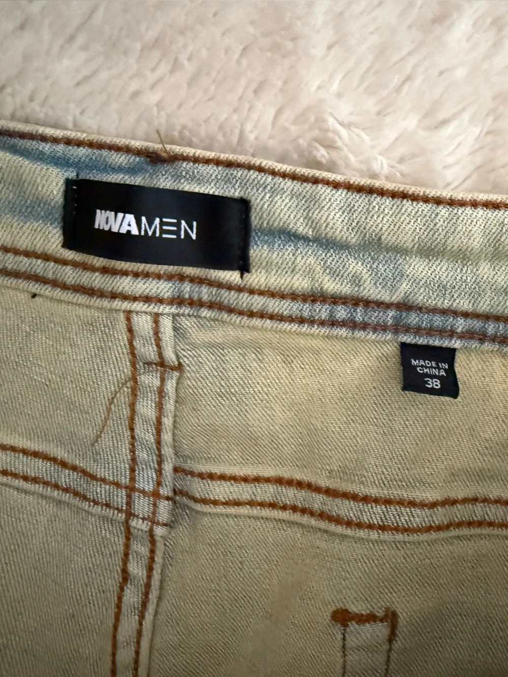 Men’s Distressed Jeans, Nova Men, Size 38